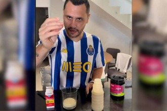 Cleitinho mistura Tadalafila e suplemento de Virgínia em pré-treino