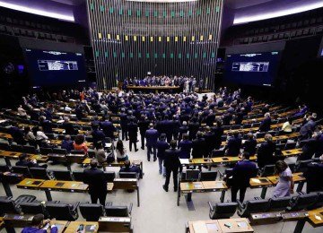 Plenário da Câmara dos Deputados, que trocou as 'pautas tóxicas' por projetos de apelo popular -  (crédito: Cleia Viana / Câmara dos Deputados - 1/2/21)