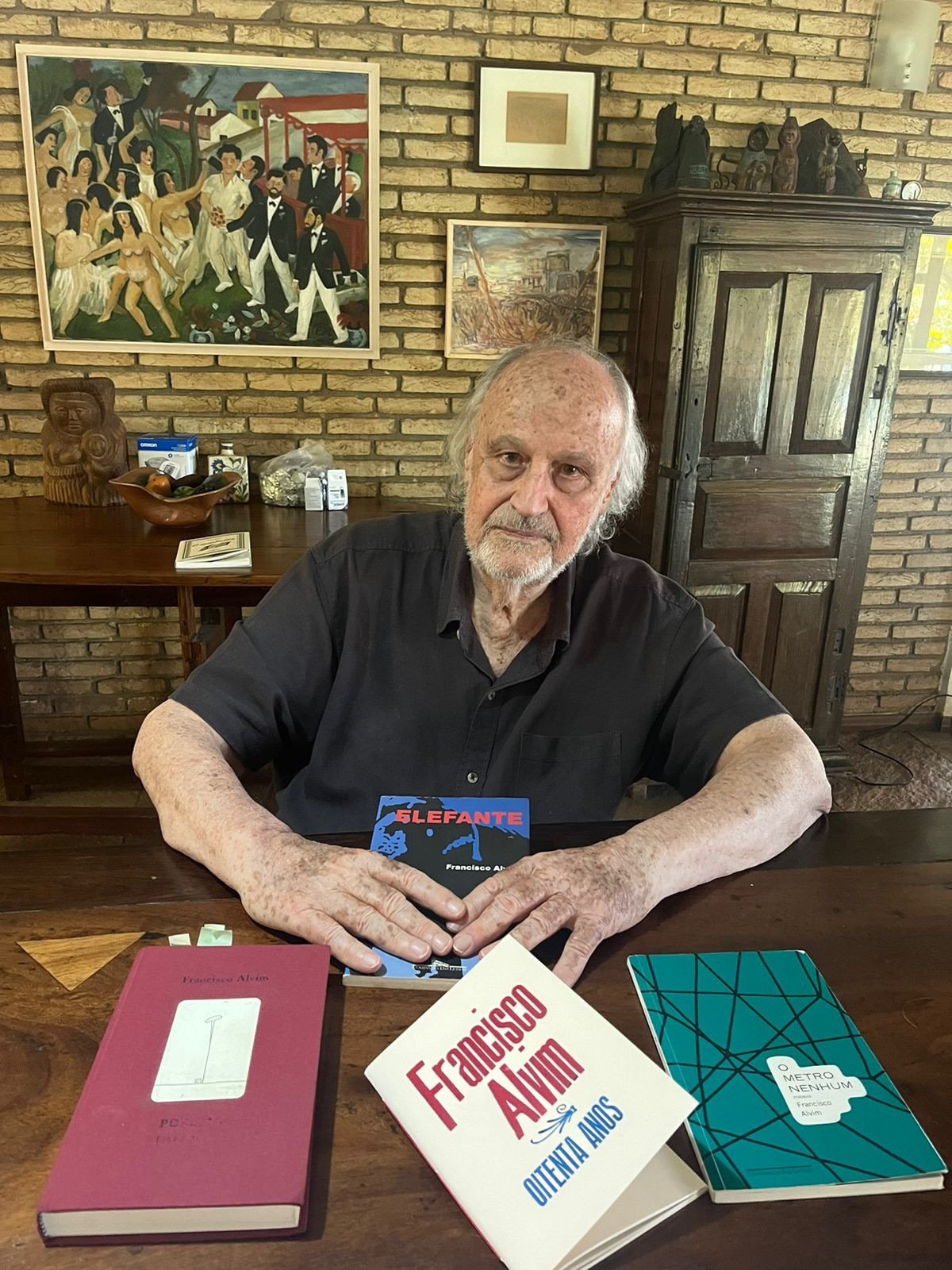 O escritor Francisco Alvim-Carlos Marcelo