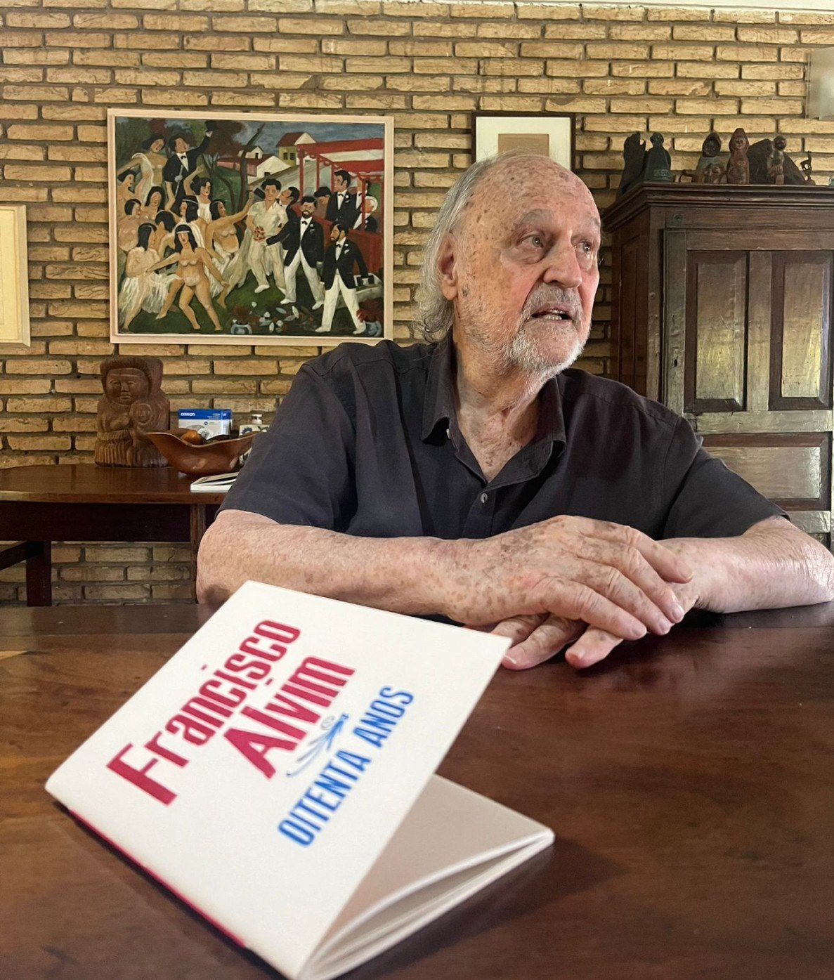 O escritor Francisco Alvim-Carlos Marcelo