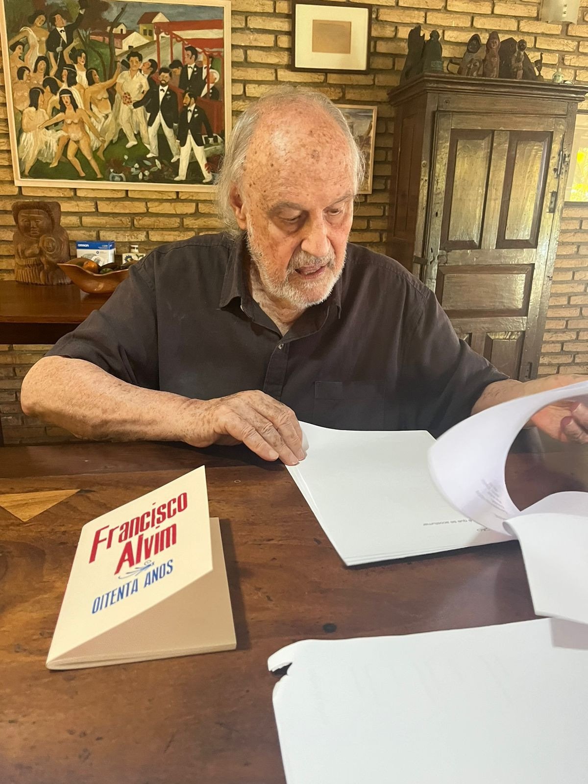 O escritor Francisco Alvim-Carlos Marcelo