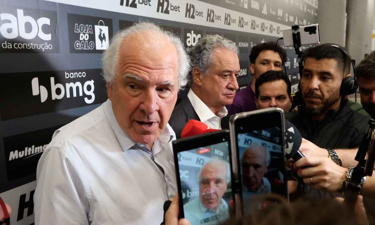 Sócio majoritário da SAF alvinegra, Rubens Menin precisa tomar decisões que revertam a má fase da equipe atleticana -  (crédito: Marcos Vieira /EM/DA. Press)