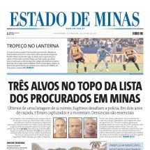 CONFIRA A CAPA DO ESTADO DE MINAS DO DIA 06/10/2025 - Capa do Estado de Minas