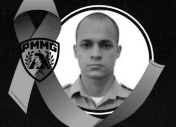 O soldado Thiago Belizar Faustino era lotado no 35º Batalhão da Polícia Militar em Santa Luzia -  (crédito: Reprodução/Redes sociais)