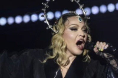 Madonna afirmou que para alcançar o verdadeiro sucesso é preciso ser espiritualizada. Para ela, espiritualidade não é religião, mas conexão a algo maior, ao propósito e a própria essência. E crê que essa força interior é o que sustenta a longevidade e a relevância em uma carreira marcada por reinvenções e desafios. -  (crédito: Reprodução TV Globo )