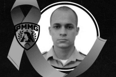 O soldado Thiago Belizar Faustino era lotado no 35º Batalhão da Polícia Militar em Santa Luzia -  (crédito: Reprodução/Redes sociais)