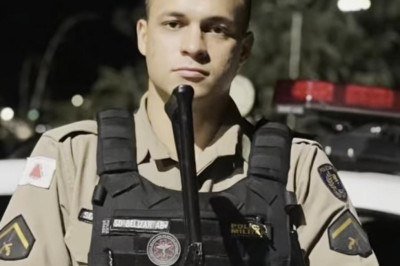 O policial morreu em perseguição, na última sexta-feira (3/10), ao colidir contra uma caminhonete -  (crédito: Reprodução PMMG)