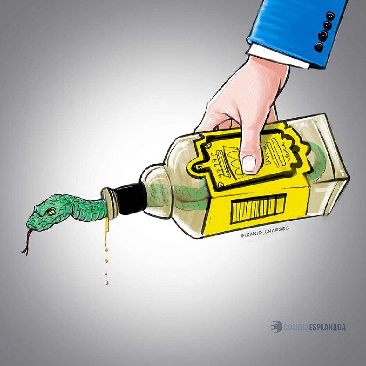 Charge por @izanio_charges - (crédito: @izanio_charges) Charge por @izanio_charges - (crédito: @izanio_charges)