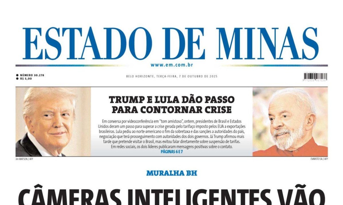 Estado de Minas -  (crédito: Capa do Estado de Minas)