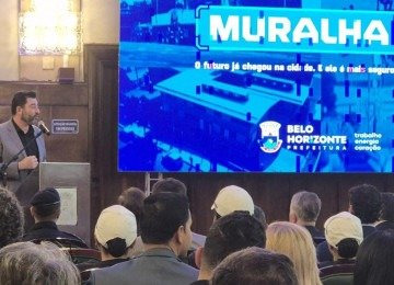 O programa Muralha BH pretende melhorar a segurança na cidade por meio de câmeras com inteligência artificial e reconhecimento facial até o final de 2026 -  (crédito: Jair Amaral/EM/D.A.Press)