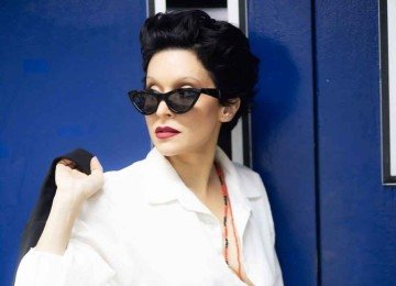 Patricia Marx chama Ivan Lins de 'gênio' e diz que escolha do repertório foi difícil: 'Confesso que queria fazer um álbum triplo, só com músicas dele', afirma -  (crédito: LUAN LOPEZ/DIVULGAÇÃO)