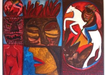 Obra de Jorge dos Anjos, um dos 28 artistas contemporâneos que participam da exposição  -  (crédito: Irena dos Anjos/Divulgação)