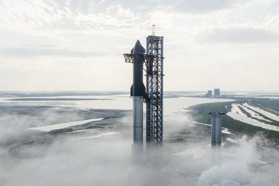 Lançamento está previsto para meados de outubro, na base de Starbase, no Texas -  (crédito: Space X/Divulgação)