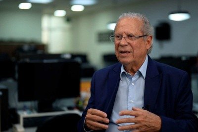 O ex-ministro quando se entregou, após condenado pelo mensalão, em novembro de 2013. -  (crédito: Nelson Almeida/Getty Images)
