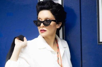 Patricia Marx chama Ivan Lins de 'gênio' e diz que escolha do repertório foi difícil: 'Confesso que queria fazer um álbum triplo, só com músicas dele', afirma -  (crédito: LUAN LOPEZ/DIVULGAÇÃO)