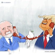 Ligação de Trump para Lula revela avanço e frustra oposição - @izanio_charges