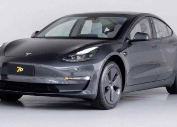 Tesla Model 3 2022, mesmo modelo comprado por Boycott -  (crédito: Reprodução / Tesla)