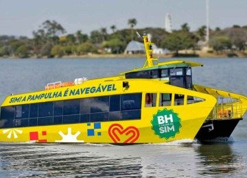 Previsão é de que catamarã comece a fazer os passeios na Lagoa da Pampulha a partir de 12 de dezembro, aniversário de Belo Horizonte
 -  (crédito: Prefeitura de Belo Horizonte/divulgação)