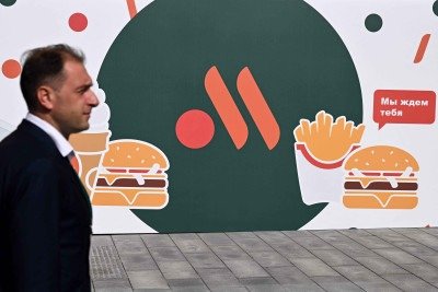 A rede Vkusno i tochka substituiu o McDonalds na Rússia -  (crédito: Kirill KUDRYAVTSEV / AFP)