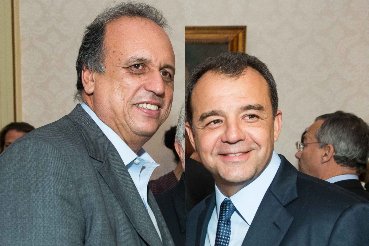 Luiz Fernando Pezão e Sérgio Cabral -  (crédito: Bruno Ryfer/Divulgação)