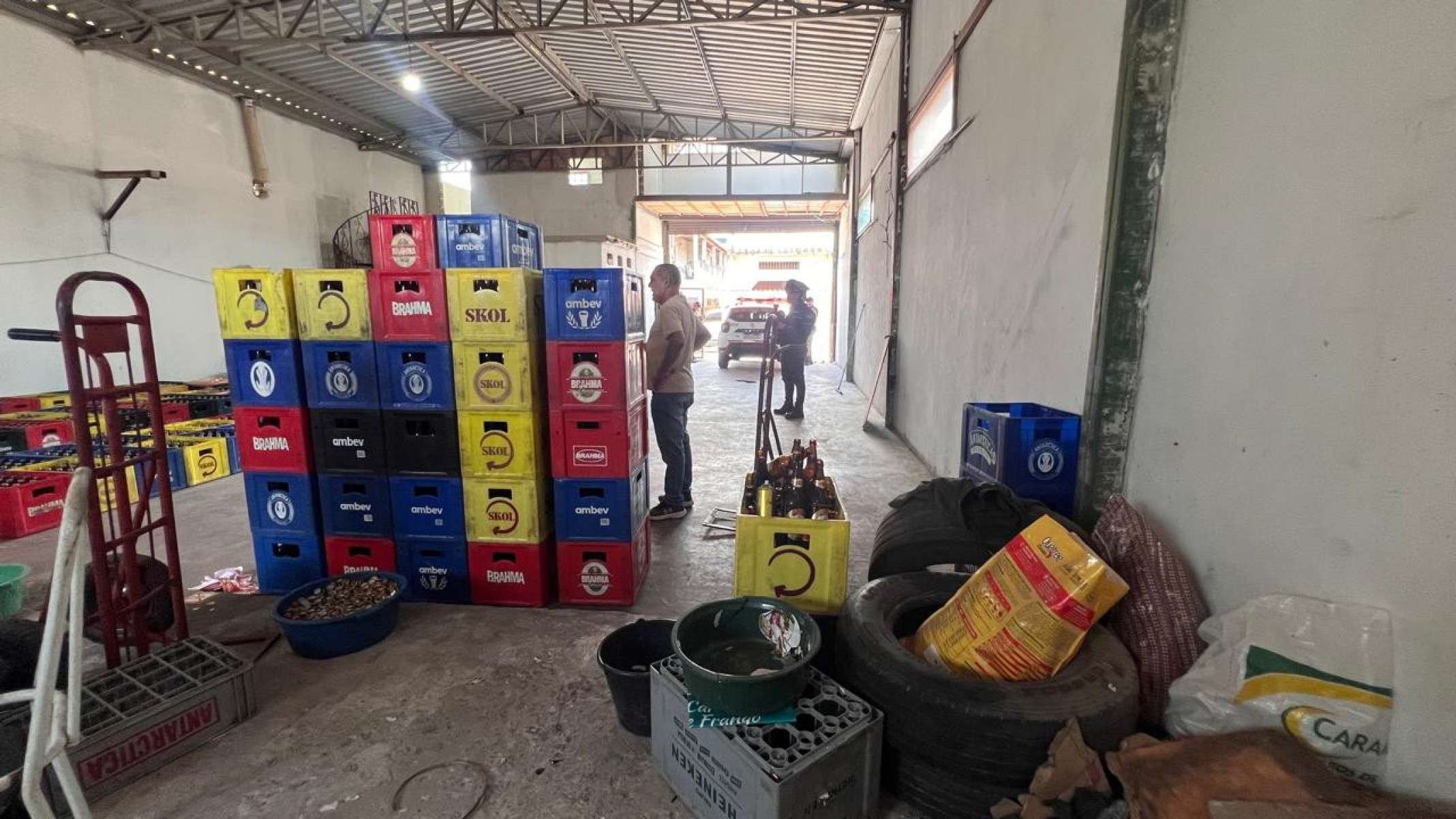 A ação foi desencadeada após uma denúncia anônima recebida pelo 66º Batalhão da PM, que apontava movimentação suspeita no local.-Edésio Ferreira/EM/D.A Press