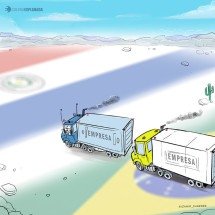 Rumo ao Paraguai: País atrai grandes empresas do Brasil - @izanio_charges