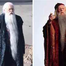 Imagens de John Lithgow como Dumbledore em série de Harry Potter animam fãs - Reprodução