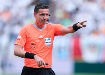 O árbitro Ramon Abatti Abel foi escalado pela Fifa para trabalhar no Mundial de Clubes de 2025, apesar dos erros cometidos no futebol nacional -  (crédito: Richard Pelham / Getty Images / AFP)