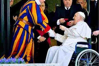 Os papas não  são somente os líderes da Igreja Católica mas também exercem a função de chefe de estado e têm um grupo de segurança dedicado a protegê-lo. O Flipar explica a seguir como funciona a Guarda Suíça!
 -  (crédito: Reprodução do Instagram @guardiasvizzerapontificia)