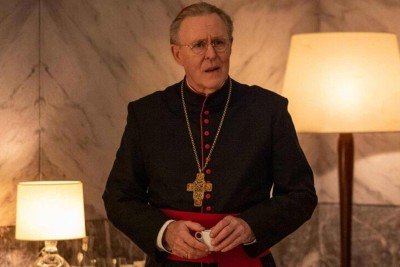 Jonh Lithgow interpreta o cardeal Tremblay no filme Conclave -  (crédito: Reprodução/Redes Sociais)