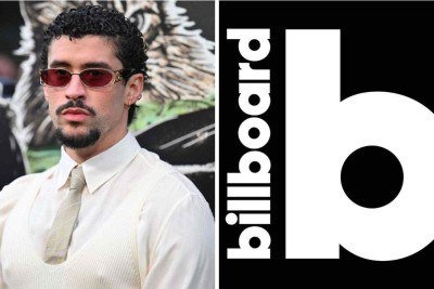 Bad Bunny foi eleito pela Billboard como o melhor cantor latino do século XXI -  (crédito: AFP / reprodução / Billboard)
