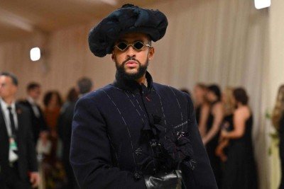 Bad Bunny se tornou um dos maiores nomes da música latina -  (crédito: AFP)