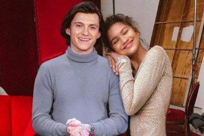 Tom Holland protagonizou uma cena fofa durante uma coletiva ao citarem sua parceira, Zendaya. Um jornalista mencionou que sua filha conheceu sua “namorada”, e Holland, sorrindo, o corrigiu: “Noiva”. -  (crédito: Reprodução/Instagram)