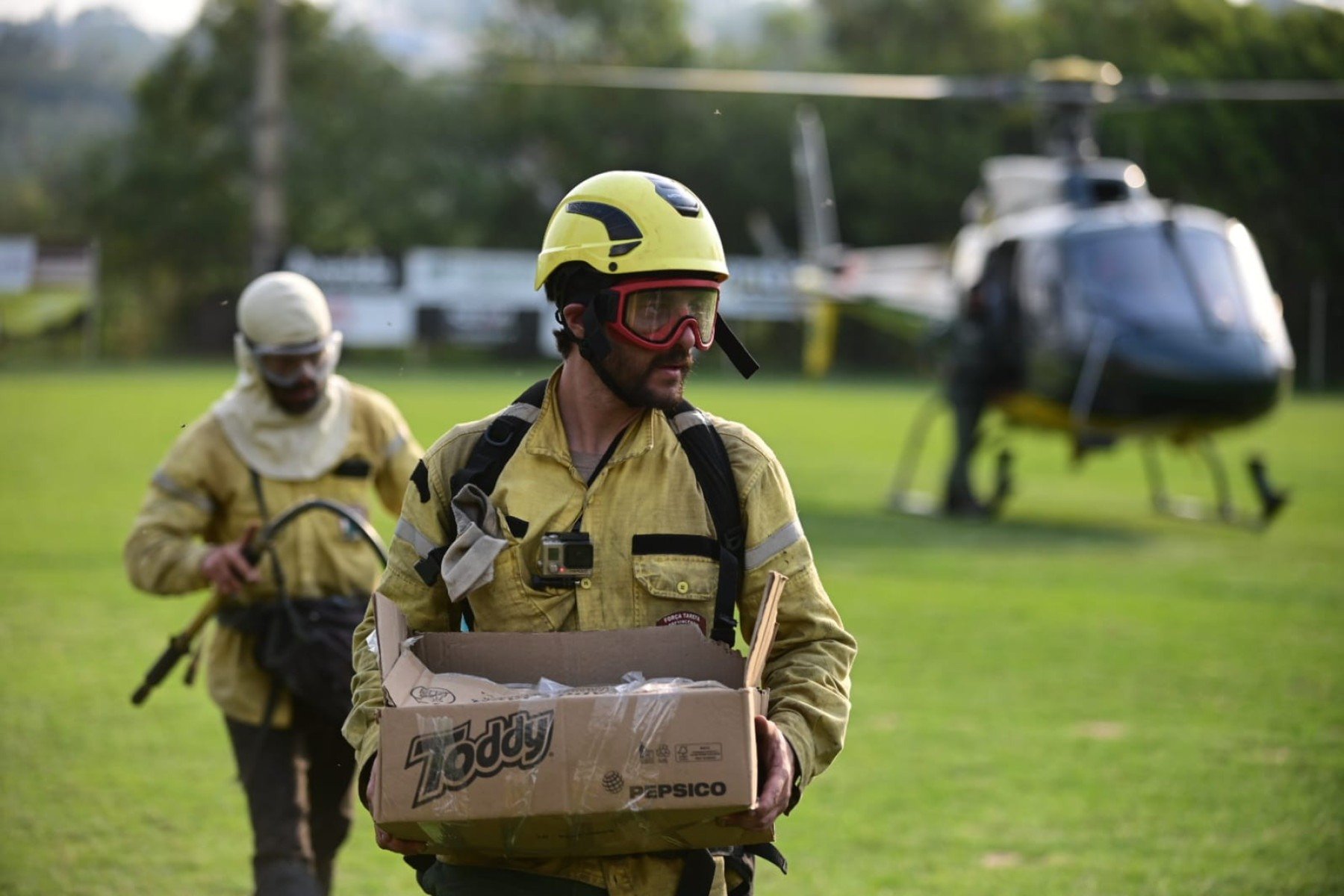 Combate ao Incêndio irá para o quarto dia-Leandro Couri/EM/D.A Press