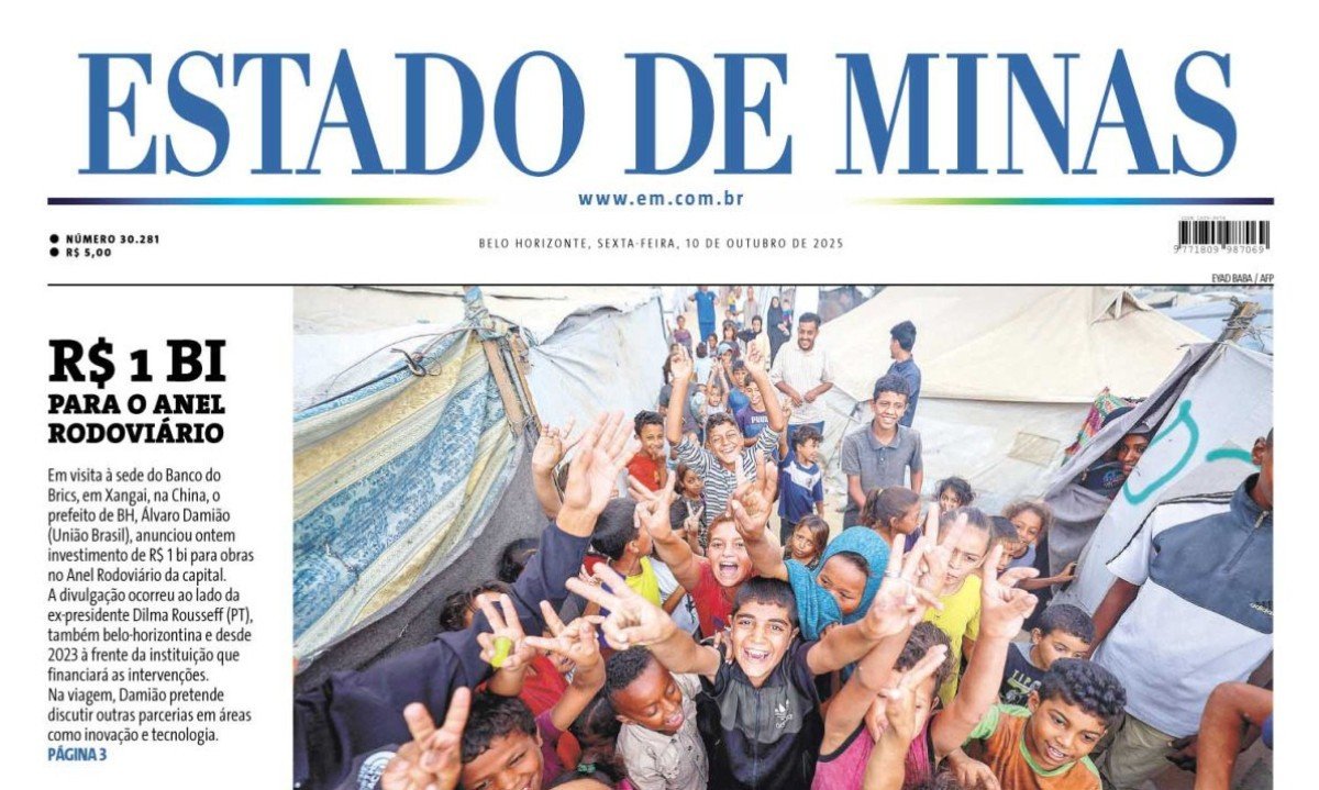 Estado de Minas -  (crédito: Capa do Estado de Minas)