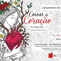 Lançamento do livro “Coisas do Coração” na Livraria Paisagem -  Gabriela Assistente