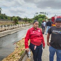 BH: família de jovem que caiu no Arrudas acompanha segundo dia de buscas - Jair Amaral/EM/D.A. Press