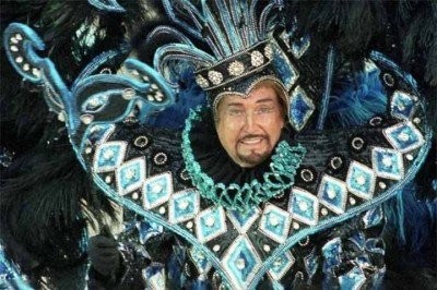 Há 20 anos, em 9 de outubro de 2005, morria Clóvis Bornay, um dos maiores nomes da história do carnaval brasileiro. 
 -  (crédito:  Reprodução do Facebook Museu Histórico Nacional)