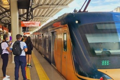 Nova via do Metrô de BH terá dois trilhos em toda a extensão até o Barreiro -  (crédito: Jair Amaral/EM/D.A Press)