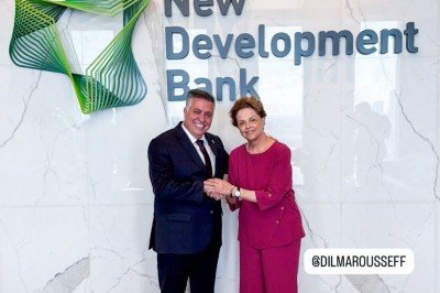 Damião anuncia R$ 1 bilhão do Brics para o Anel Rodoviário após encontro com Dilma -  (crédito: Reprodução/Redes Sociais)
