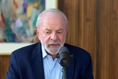 'Não derrotaram o governo, derrotaram o povo brasileiro', diz Lula após Congresso barrar MP do IOF -  (crédito: Reprodução/YouTube)