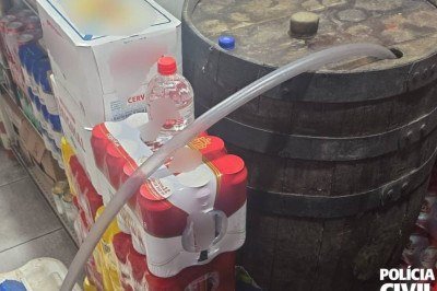 A distribuidora foi localizada na Região do Barreiro, em Belo Horizonte -  (crédito: Divulgação PCMG)