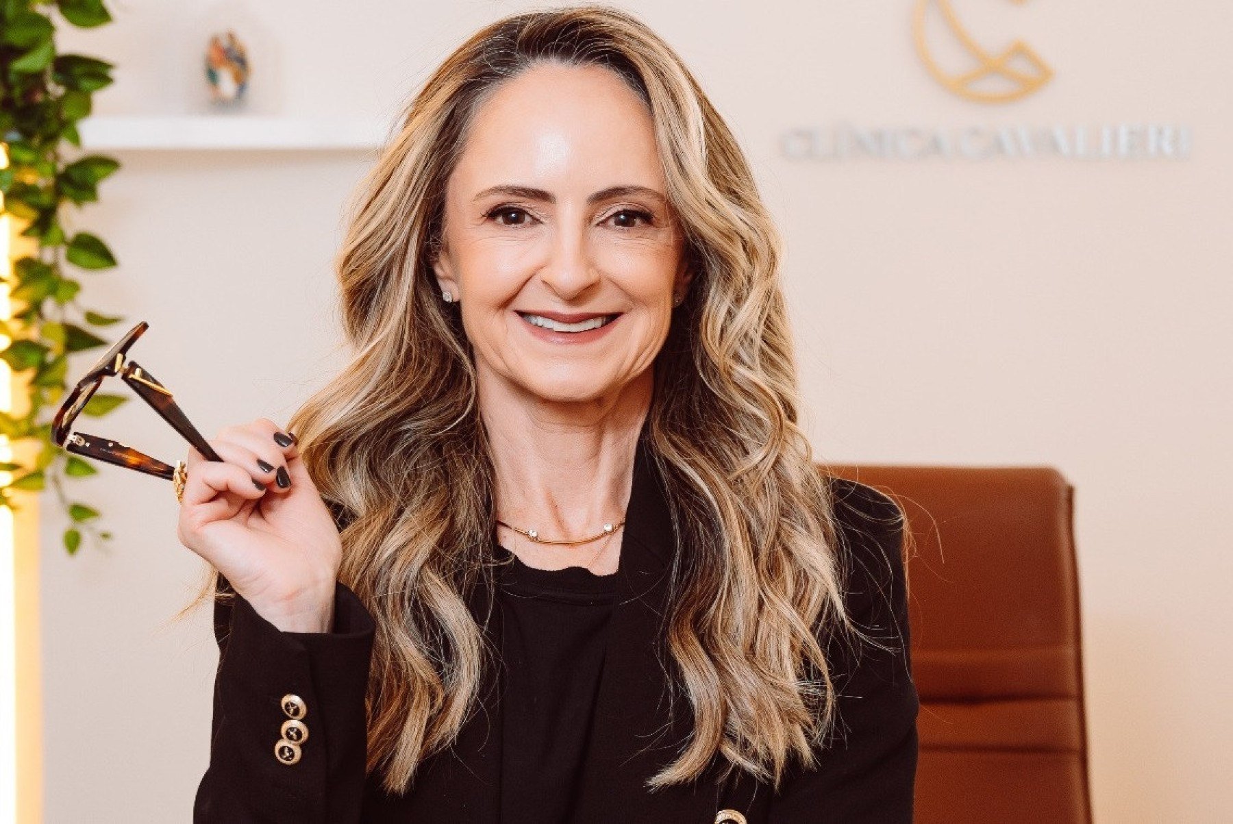 a cirurgiã vascular Maria Luiza Cavalieri, CEO e fundadora da Clínica Cavalieri