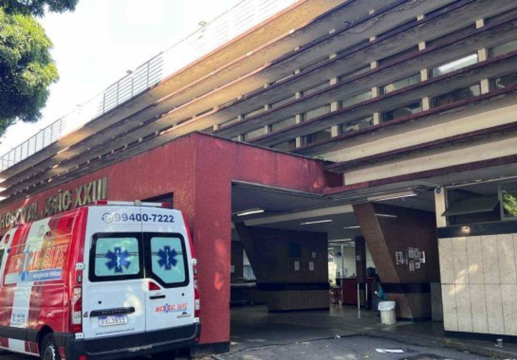 Homem baleado no ombro foi levado ao Hospital João XXIII -  (crédito: Edesio Ferreira/EM/D.A Press)