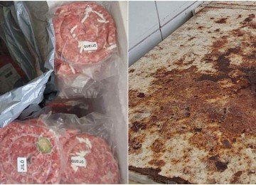 No local, foram encontrados utensílios em mau estado de conservação, mofo e fezes de insetos -  (crédito: MPMG)