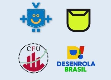 Logotipo do Educando seu Bolso, Meu Bolso em Dia, Clinica Financeira Universitaria e Desenrola Brasil. Programas de controle financeiro. -  (crédito: Reprodução Educando seu Bolso)