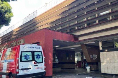 Homem baleado no ombro foi levado ao Hospital João XXIII -  (crédito: Edesio Ferreira/EM/D.A Press)