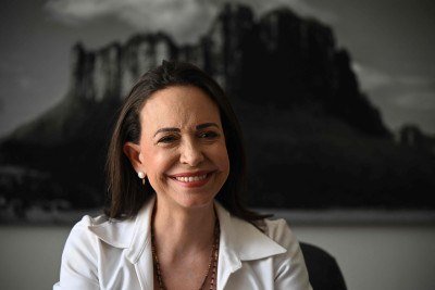 María Corina Machado é um dos principais nomes da oposição a Maduro -  (crédito: Federico PARRA / AFP)