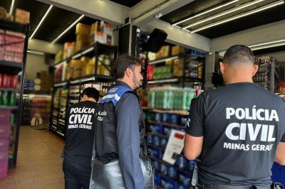 Durante as buscas, nenhum item irregular foi encontrado. Mesmo assim, a corporação instaurou uma investigação -  (crédito: PCMG)