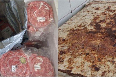 No local, foram encontrados utensílios em mau estado de conservação, mofo e fezes de insetos -  (crédito: MPMG)